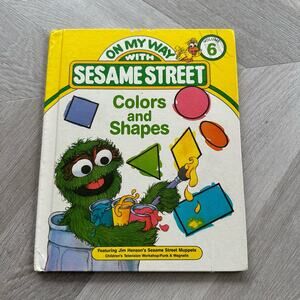 On My Way With Sesame Street Book Volume 6 Colors and Shapes 1989 083430080x